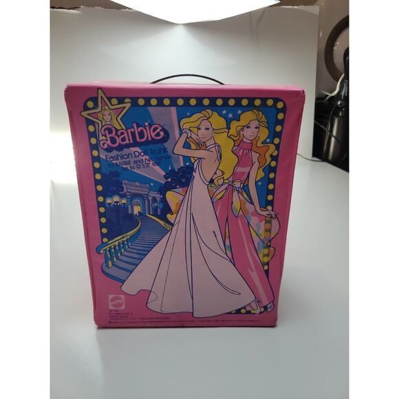 Vintage 1977 Mattel Superstar Barbie Fashion Doll Trunk Doll Double Case #1004 - Picture 1 of 11